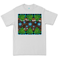 Dove Grey Christmas tree with snow Premium Tee - AdoDesignShop