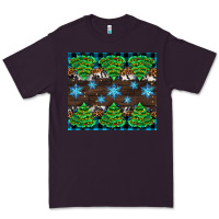 Plum Christmas tree with snow Premium Tee - AdoDesignShop