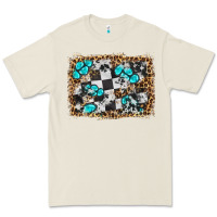 Bone race leopard and gemstone background Premium Tee - HRA Design Shop