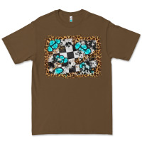 Cacao race leopard and gemstone background Premium Tee - HRA Design Shop