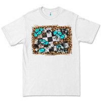 White race leopard and gemstone background Premium Tee - HRA Design Shop