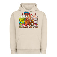 Pigment French Oak It's Game Day Y'all Softball,Baseball,Basketball C Urban Hoodie - FaDigitalArtStudio