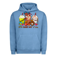 Pigment Pebble Blue It's Game Day Y'all Softball,Baseball,Basketball C Urban Hoodie - FaDigitalArtStudio