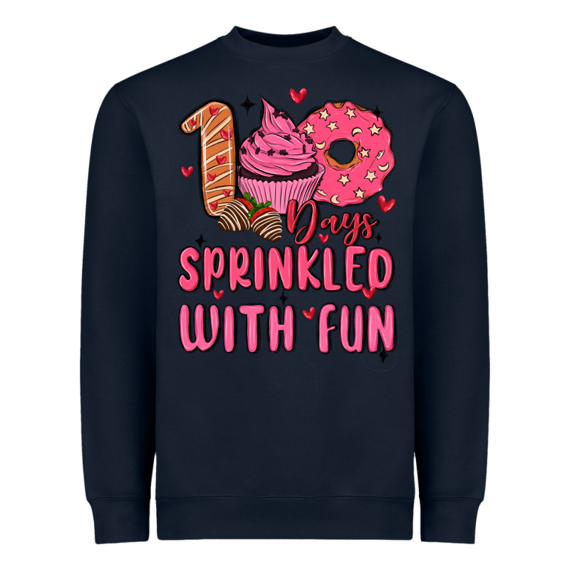 100 Days Sprinkled With Fun Heavyweight Sweatshirt by MaliasSmallBusiness | Teevron