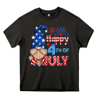 Asphalt happy 4th of july gnome Heavy Core Tee - HRA Design Shop
