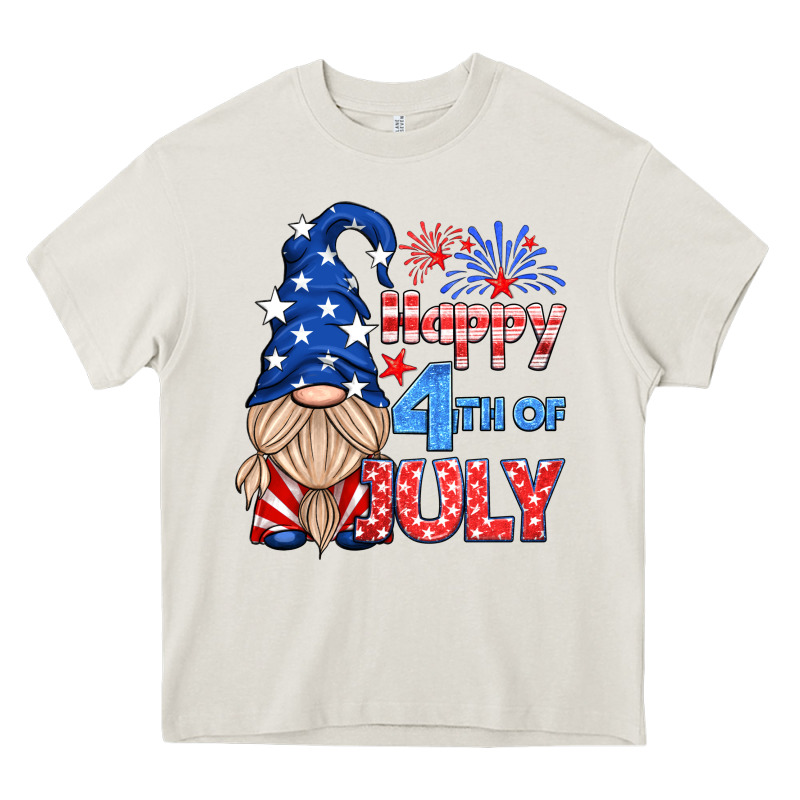 Happy 4th Of July Gnome Heavy Core Tee by HRA Design Shop | Teevron