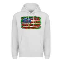Dove Grey Christmas American flag 4th of july Premium Hoodie - HowdyJamesFarm
