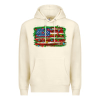 Sandshell Christmas American flag 4th of july Premium Hoodie - HowdyJamesFarm