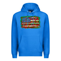 True Royal Christmas American flag 4th of july Premium Hoodie - HowdyJamesFarm