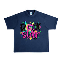 Navy rock star Urban Heavy Tee - MaliasSmallBusiness