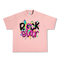 Salmon rock star Urban Heavy Tee - MaliasSmallBusiness