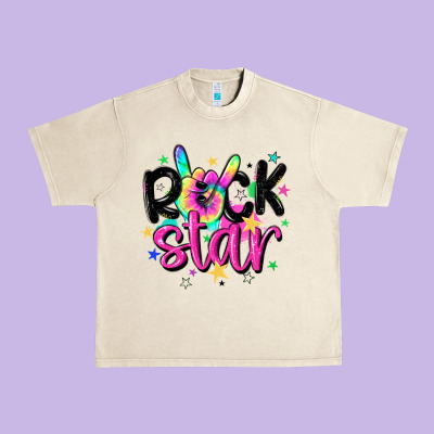 Rock Star Urban Heavy Tee Designed By Maliassmallbusiness