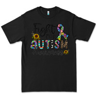 Black fight for autism awareness Premium Tee - CowhideDigitalArt