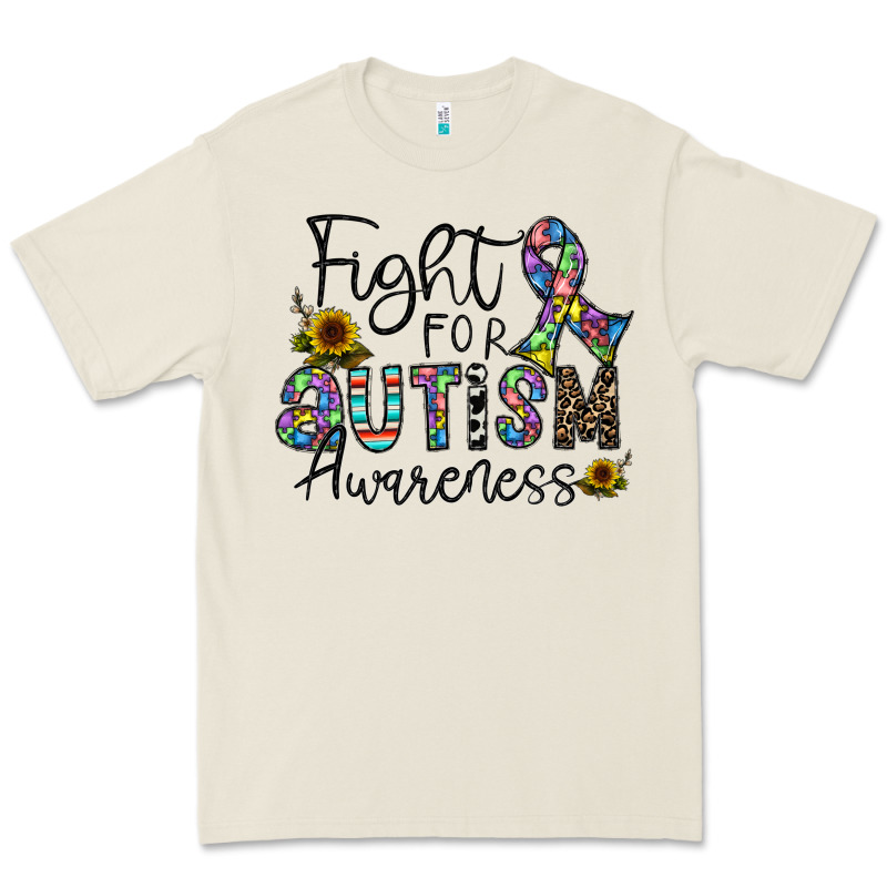 Fight For Autism Awareness Premium Tee by CowhideDigitalArt | Teevron