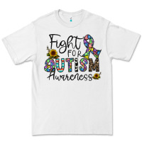 White fight for autism awareness Premium Tee - CowhideDigitalArt