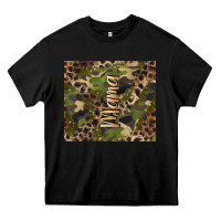 Black camouflage mama Heavy Core Tee - BarkalooDesign