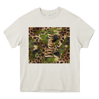 Cream camouflage mama Heavy Core Tee - BarkalooDesign