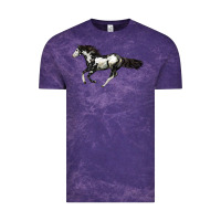 Cloud Purple American Paint Horse Vintage Tee - LillyAllenDesigns