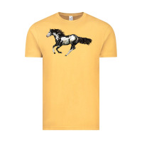 Vintage Mustard American Paint Horse Vintage Tee - LillyAllenDesigns