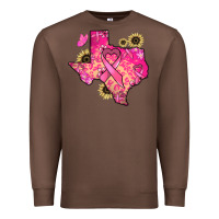 Chestnut Texas map Cancer Premium Sweatshirt - HowdyJamesFarm
