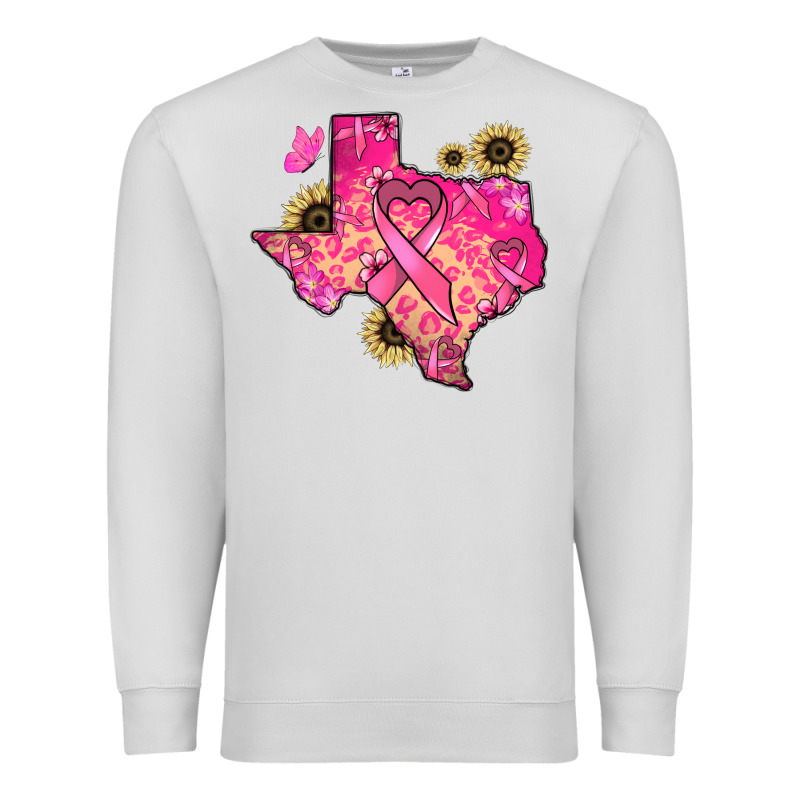Texas Map Cancer Premium Sweatshirt by HowdyJamesFarm | Teevron