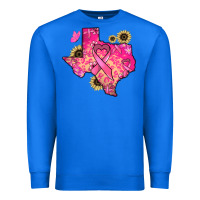 True Royal Texas map Cancer Premium Sweatshirt - HowdyJamesFarm