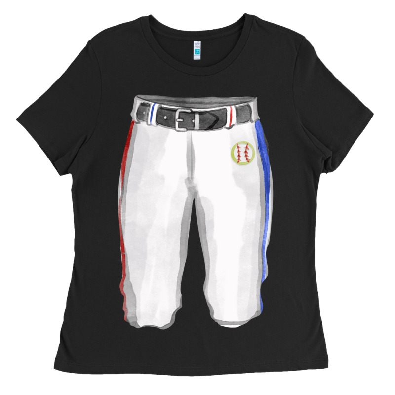 Softball Uniform Short Pant Fa Element Ladies Tee by FaDigitalArtStudio | Teevron