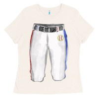 Bone softball uniform short pant fa element Ladies Tee - FaDigitalArtStudio