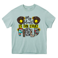 Arona my heart is on that field Heavy Core Tee - CowhideDigitalArt
