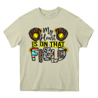 Mossy my heart is on that field Heavy Core Tee - CowhideDigitalArt