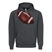Smoke football Zipper Hoodie - BarkalooDesign