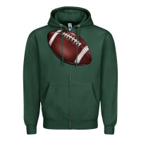 Sports Green football Zipper Hoodie - BarkalooDesign