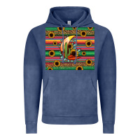 Vintage Denim western desert moon Vintage Hoodie - Jasminsmagicworld