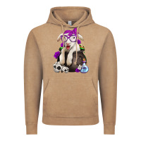 Vintage Coffee funny halloween lamb Vintage Hoodie - Jasminsmagicworld
