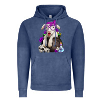 Vintage Denim funny halloween lamb Vintage Hoodie - Jasminsmagicworld