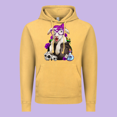 Funny Halloween Lamb Vintage Hoodie Designed By Jasminsmagicworld