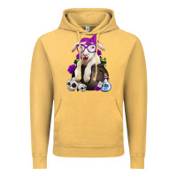 Vintage Mustard funny halloween lamb Vintage Hoodie - Jasminsmagicworld