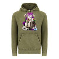 Vintage Olive funny halloween lamb Vintage Hoodie - Jasminsmagicworld