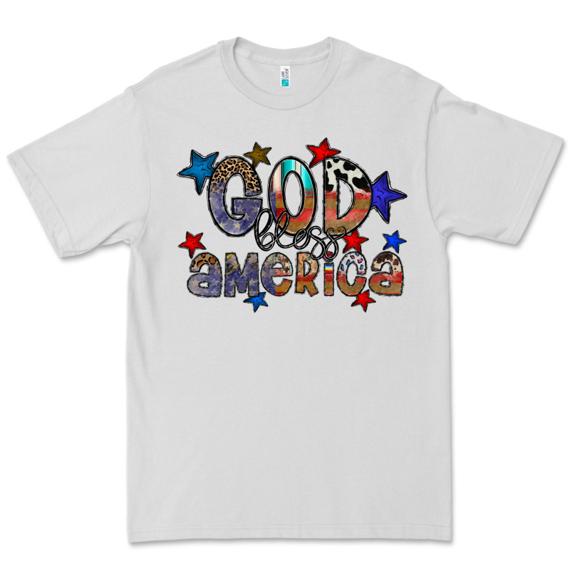 God Bless America Premium Tee by CowhideDigitalArt | Teevron