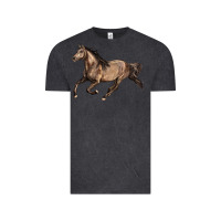 Vintage Black Missouri Fox Trotter horse Vintage Tee - LillyAllenDesigns