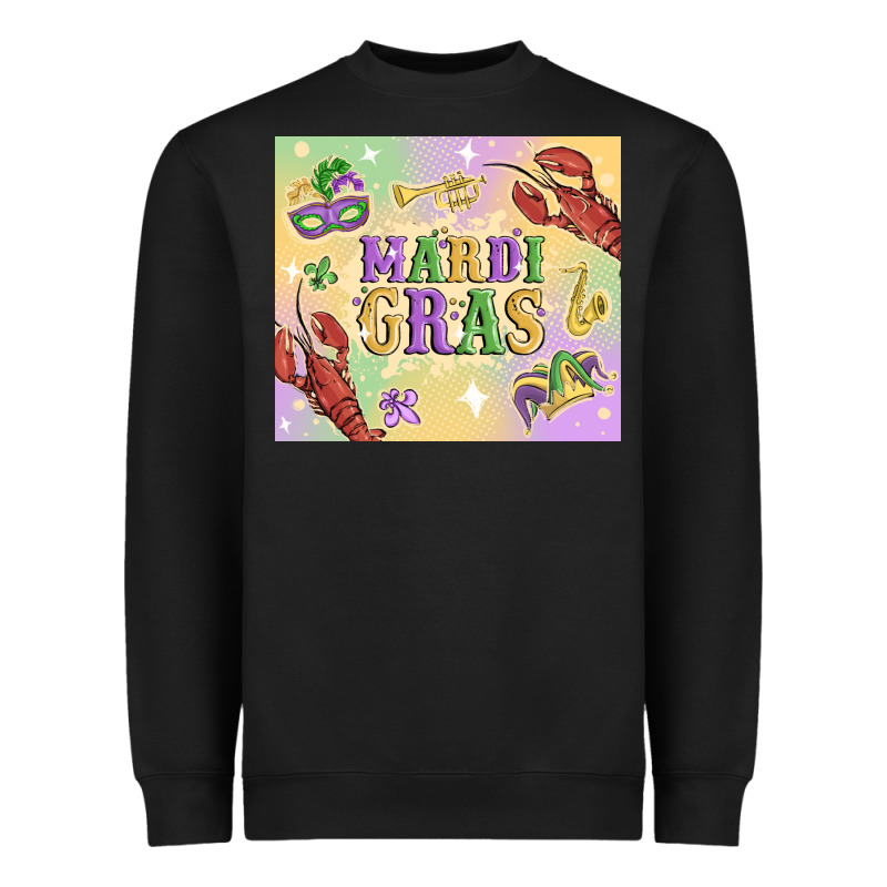Mardi Gras Heavyweight Sweatshirt by MaliasSmallBusiness | Teevron