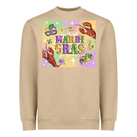 Mushroom mardi gras Heavyweight Sweatshirt - MaliasSmallBusiness