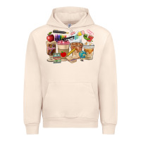 Sandshell Teacher Coffee Cups Urban Hoodie - FaDigitalArtStudio