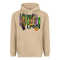 Mushroom Going bat shit crazy Heavyweight Hoodie - NancyCooperArtShop