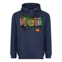 Navy Going bat shit crazy Heavyweight Hoodie - NancyCooperArtShop