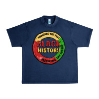 Navy honoring the past inspiring future Urban Heavy Tee - MaliasSmallBusiness