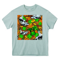 Arona St patricks  duck with leprechaun hat  seamless Heavy Core Tee - FaDigitalArtStudio