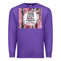 Purple i'm sorry if you find my resting bitchface intimid Premium Sweatshirt - TumblerDesignByShophia