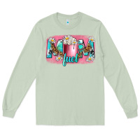Matcha mom fuel Long Sleeve Tee - NancyCooperArtShop