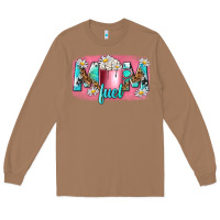 Toasted Coconut mom fuel Long Sleeve Tee - NancyCooperArtShop